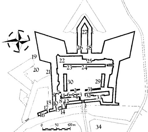 Index map of Terezin
